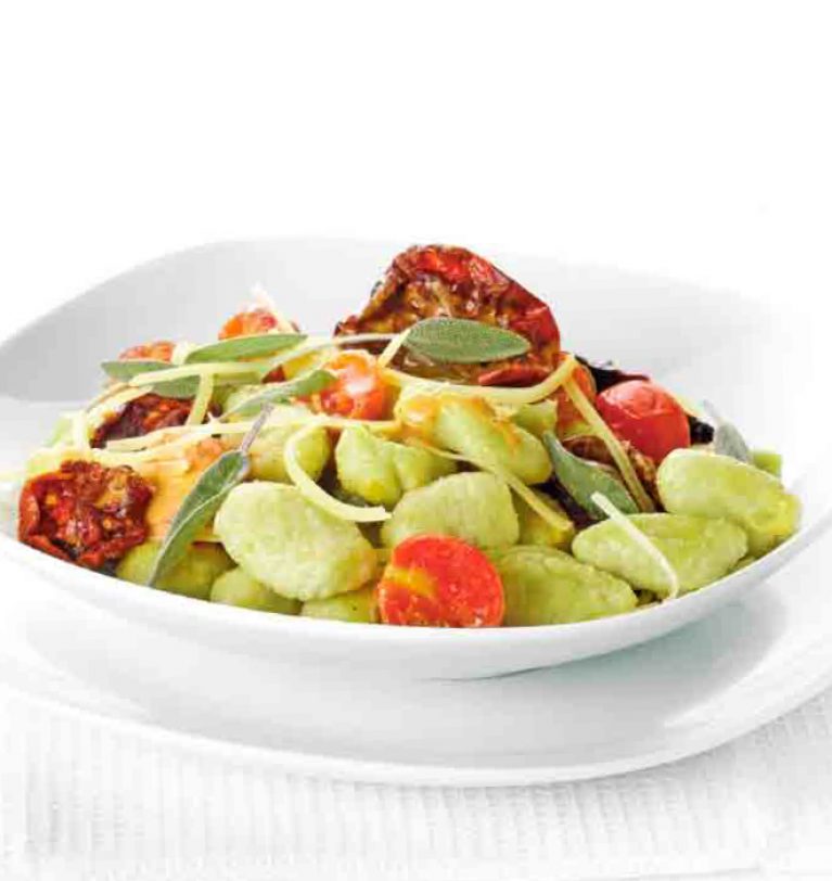 Gnocchi de Palta y Ricotta con Salsa de Tomates