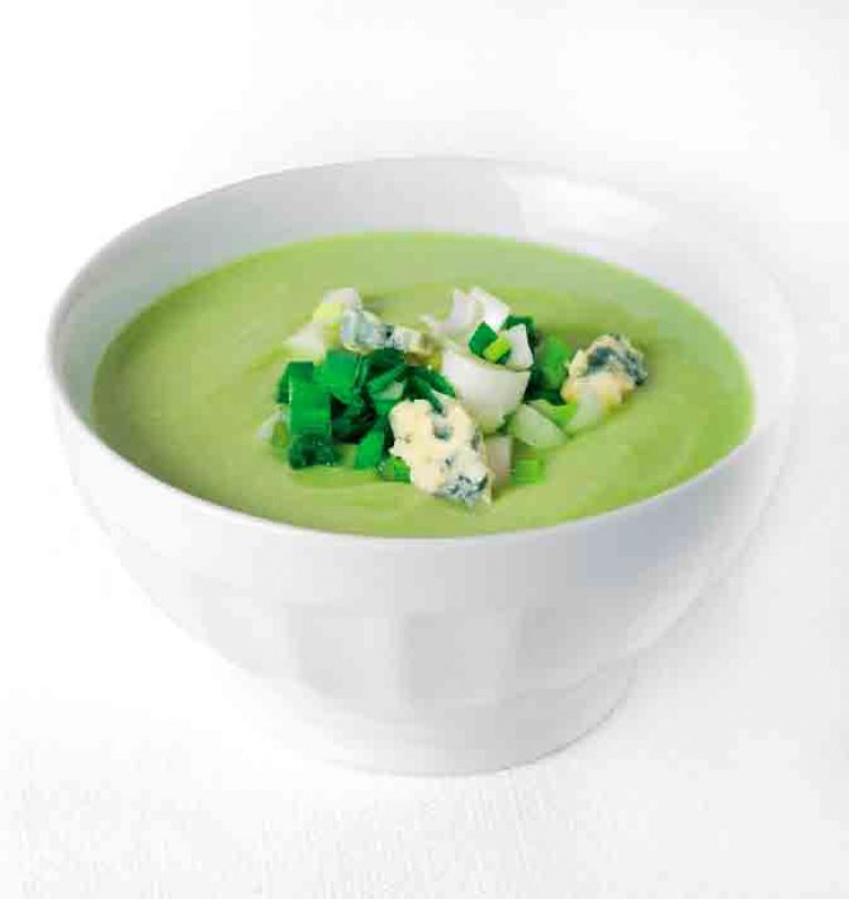 Hass Avocado and Blue Cheese Cold Soup